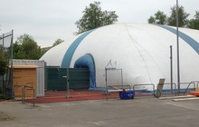 Temporäre Turnhalle in Wetzikon